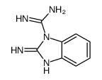 1H-Benzimidazole-1-carboximidamide,2-amino-(9CI) structure