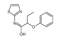 2-phenoxy-N-(1,3-thiazol-2-yl)butanamide Structure