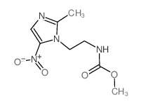 Carbamic acid,[2-(2-methyl-5-nitro-1H-imidazol-1-yl)ethyl]-, methyl ester (9CI) Structure