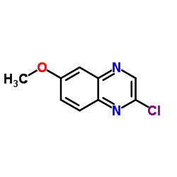 2-氯-6-甲氧基喹喔啉结构式