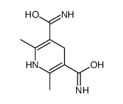 2,6-dimethyl-1,4-dihydropyridine-3,5-dicarboxamide Structure