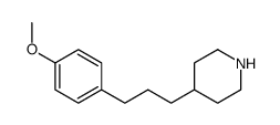 4-[3-(4-methoxyphenyl)propyl]piperidine结构式