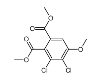 dimethyl 3,4-dichloro-5-methoxyphthalate结构式