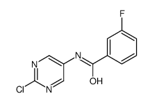 N-(2-chloropyrimidin-5-yl)-3-fluorobenzamide Structure