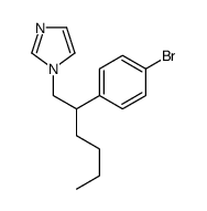 1-[2-(4-bromophenyl)hexyl]imidazole Structure