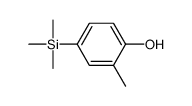2-methyl-4-trimethylsilylphenol Structure
