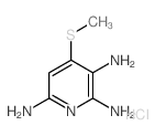 4-methylsulfanylpyridine-2,3,6-triamine结构式