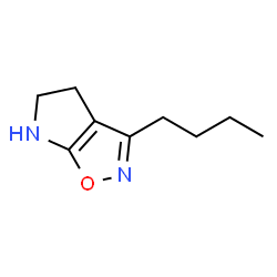 4H-Pyrrolo[3,2-d]isoxazole,3-butyl-5,6-dihydro-(9CI) Structure