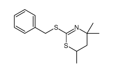 2-benzylsulfanyl-4,4,6-trimethyl-5,6-dihydro-1,3-thiazine结构式