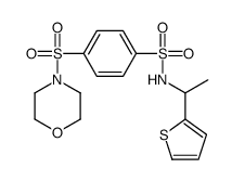 Benzenesulfonamide, 4-(4-morpholinylsulfonyl)-N-[1-(2-thienyl)ethyl]- (9CI) picture