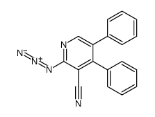 2-azido-4,5-diphenylpyridine-3-carbonitrile结构式