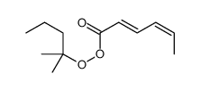 2-methylpentan-2-yl hexa-2,4-dieneperoxoate Structure