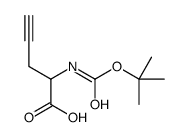 N-Boc-2-propargyl-glycine Structure