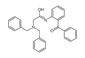 N-(2-benzoylphenyl)-2-(dibenzylamino)acetamide结构式