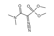 dimethyl <1-diazo-2-(dimethylamino)-2-oxoethyl>phosphonate Structure
