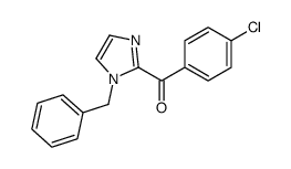 (1-benzylimidazol-2-yl)-(4-chlorophenyl)methanone Structure