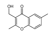 3-(hydroxymethyl)-2,6-dimethylchromen-4-one Structure