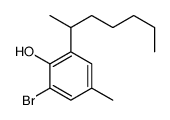 2-bromo-6-heptan-2-yl-4-methylphenol结构式
