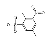 2,5-dimethyl-3-nitrobenzenesulfonyl chloride结构式