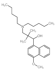 3-(dipentylamino)-1-(4-methoxynaphthalen-1-yl)-2,2-dimethyl-propan-1-ol Structure