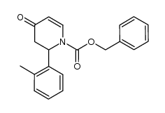 1-benzyloxycarbonyl-2-(2-methylphenyl)-4-oxo-3,4-dihydro-2H-pyridine Structure