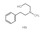 2-(methyl-phenethyl-amino)ethanol structure