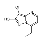 3-chloro-7-ethyl-1H-pyrazolo[1,5-a]pyrimidin-2-one Structure