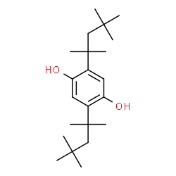 bis(1,1,3,3-tetramethylbutyl)hydroquinone structure