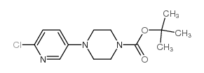 tert-Butyl 4-(6-chloropyridin-3-yl)piperazine-1-carboxylate structure