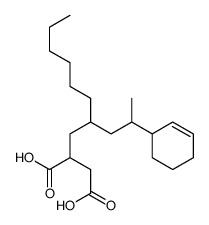 2-[2-(2-cyclohex-2-en-1-ylpropyl)octyl]butanedioic acid结构式