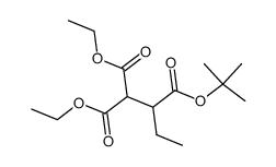 2-tert-butyl 1,1-diethyl butane-1,1,2-tricarboxylate Structure