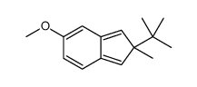 2-tert-butyl-5-methoxy-2-methylindene Structure