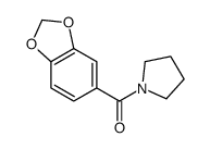 PYRROLIDINE, 1-(1,3-BENZODIOXOL-5-YLCARBONYL)- structure