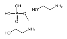 methyl dihydrogen phosphate, compound with 2-aminoethanol (1:2)结构式