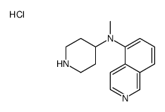 N-methyl-N-piperidin-4-ylisoquinolin-5-amine,hydrochloride Structure