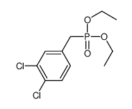 1,2-dichloro-4-(diethoxyphosphorylmethyl)benzene结构式