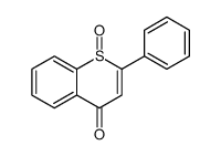 2-Phenyl-4H-1-benzothiopyran-4-one 1-oxide Structure