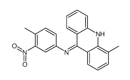 4-methyl-N-(4-methyl-3-nitrophenyl)acridin-9-amine结构式