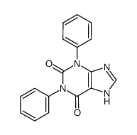 1,3-diphenyl-3,7(9)-dihydro-purine-2,6-dione Structure