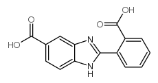 2-(2-Carboxyphenyl)-1H-benzimidazole-5-carboxylic acid structure