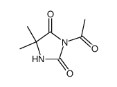 3-acetyl-5,5-dimethyl-imidazolidine-2,4-dione Structure