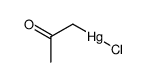 (acetylmethyl)mercury chloride结构式