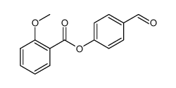 4-formylphenyl 2-methoxybenzoate Structure