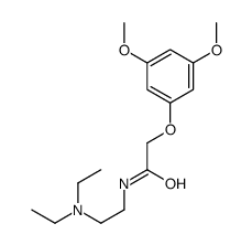 N-[2-(diethylamino)ethyl]-2-(3,5-dimethoxyphenoxy)acetamide Structure