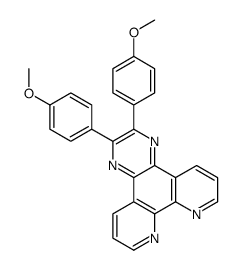 2,3-bis(4-methoxyphenyl)pyrazino[2,3-f][1,10]phenanthroline结构式