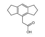 1,2,3,5,6,7-Hexahydro-s-indacene-4-acetic acid Structure