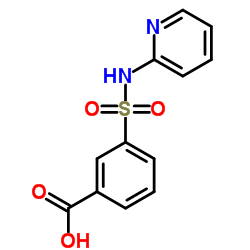 3-(PYRIDIN-2-YLSULFAMOYL)-BENZOIC ACID Structure