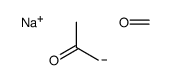 sodium,formaldehyde,propan-2-one Structure