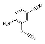 4-amino-3-thiocyanatobenzonitrile Structure