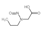 Glycine, N-nitroso-N-propyl- structure